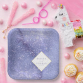 Wedding Waterverf Names Peri ID954 Papieren Bordje (Feest)