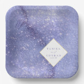 Wedding Waterverf Names Peri ID954 Papieren Bordje (Voorkant)