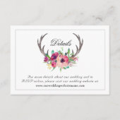 Wedding Website Details Informatiekaartje (Voorkant)