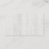 Wedding Website Enclosure Kaart | rustiek romantis (Achterkant)