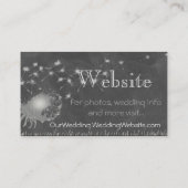 Wedding Website Informatie Chalkboard Informatiekaartje (Achterkant)