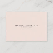 WEDDING WEBSITE | Zuivere Waterverf — Afvalolie Visitekaartje (Achterkant)