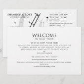 Wedding Week Welkom Kaart Kaart - CUSTOM voor Shan (Voorkant / Achterkant)