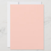 Wedding Weekend Route Peach Gold Welkom Kaart (Achterkant)