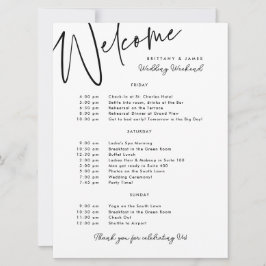 Wedding Weekend Route Witte Welkom Kaart