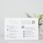 Wedding Weekend Welcome Map CUSTOM FOR CHRISTINE (Staand voorkant)