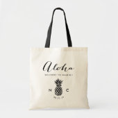 Wedding Welcome Bag | ananasmonogram Tote Bag (Voorkant)