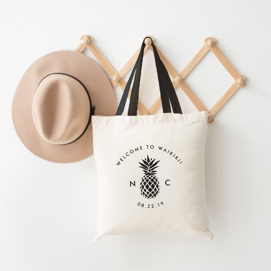 Wedding Welcome Bag | ananasmonogram Tote Bag