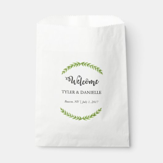 Wedding Welcome Bag Bedankzakje (Voorkant)