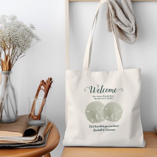 Wedding Welcome Bag Twee Zand Dollars Tote Bag
