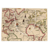 Wedding Welcome Bag, World Adventure Map Groot Cadeauzakje (Achterkant)