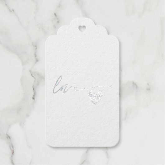 Wedding Welcome Foil Gift Tag (Voorkant)