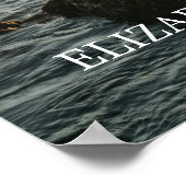 Wedding Welcome Sign Poster Foto Wit Script (Hoek)