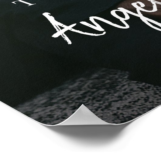 Wedding Welcome Sign Poster with Photo (Hoek)