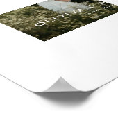 Wedding Welcome Sign Poster with Photo White (Hoek)