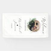 Wedding Welcome Sign Template Spandoek (Horizontaal)