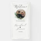 Wedding Welcome Sign Template Spandoek (Verticaal)
