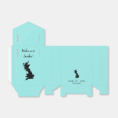 Wedding Welcome to Great Britain Map Favor, Vereni Bedankdoosjes (Uitgevouwen)