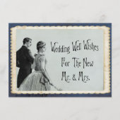 Wedding well wenst advies Bride Groom Informatiekaartje (Voorkant)