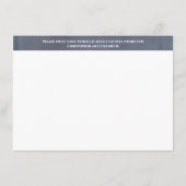 Wedding well wenst advies  Bride Groom Informatiekaartje (Achterkant)