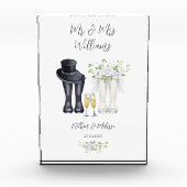 Wedding Welly Boots Fotoblokken (Voorkant)