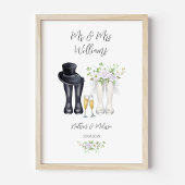 Wedding Welly Boots Poster