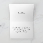 **WEDDING** WENST VOOR EEN *SPECIALE EXEMPLAAR* KAART (Binnen)