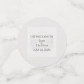 Wedding Whimsy Dolphins Tafel Confetti (Kleine voorkant)