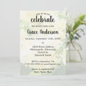 Wedding-White Hydrangeas Bridal Shower Feestdagenkaart (Staand voorkant)