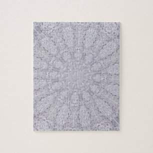 Wedding White Lace Mandala Kaleidoscope Abstract 1 Legpuzzel