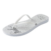 Wedding White Lace Persoonlijke bride Teenslippers (Schuin)