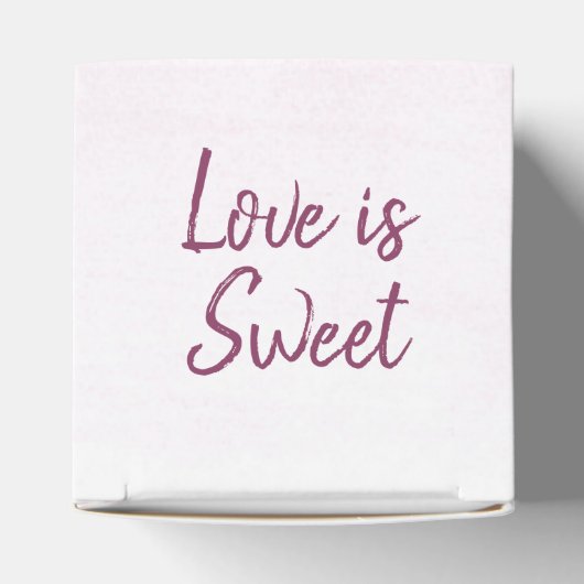 Wedding White Ribbon Heart Bedankdoosjes (Bovenkant)