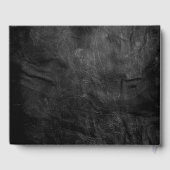 Wedding White Rose and Heart with Flowers Gastenboek (Achterkant)