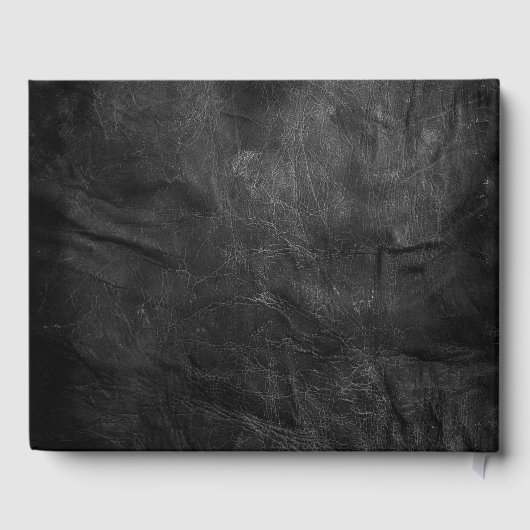 Wedding White Rose and Heart with Flowers Gastenboek (Achterkant)