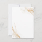 Wedding White Save the Date Emerald Green (Achterkant)