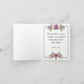 Wedding Wishes Wenskaart Kaart (Binnen)