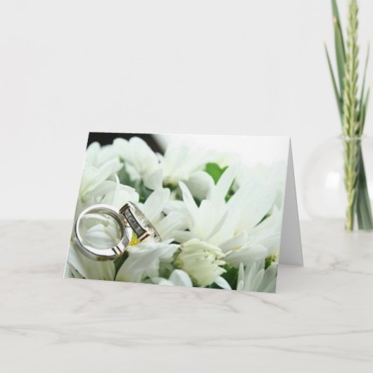 **WEDDING** WISSEN VOOR GEKOPPELDE MEMORIES KAART (Voorkant)