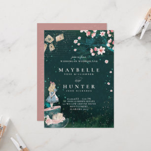 Wedding Wonderland Alice in Wonderland Kaart