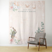 Wedding Wonderland Alice in Wonderland Wandkleed (In situ)