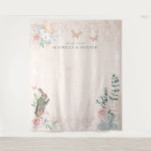 Wedding Wonderland Alice in Wonderland Wandkleed (Voorkant)