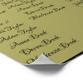 Wedding Wonderland Table Plan Poster (Hoek)