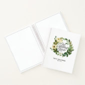 Wedding Wreath Budget Guest Book Notitieboek (Binnen)
