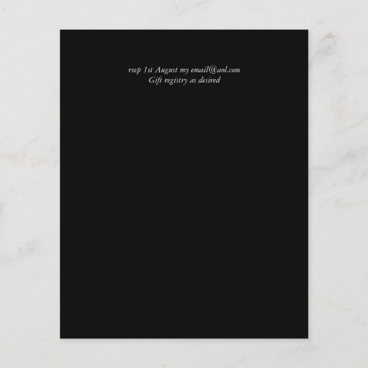 WEDDING - Zilver Rosegold Floral Girly Glitter (Achterkant)