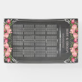 Wedding Zitting Chart Banner (Horizontaal)