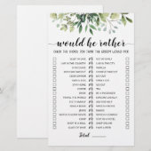 Wedding Zou hij het meest bewerkbare spel (Voorkant / Achterkant)