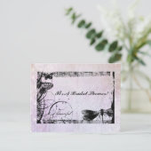 WeddingBliss Bruids Douche uitnodiging Briefkaart (Staand voorkant)