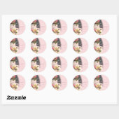 WeddingCakeSticker-aanpassen Ronde Sticker (Vel)
