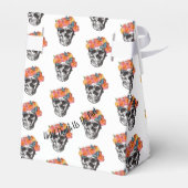 WeddingFavour Box Skull Art tot de dood ons deelne Bedankdoosjes (Achterkant)