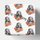WeddingFavour Box Skull Art tot de dood ons deelne Bedankdoosjes (Bovenkant)