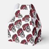 WeddingFavour Box Skull Art tot de dood ons deelne Bedankdoosjes (Voorkant Zijde)
